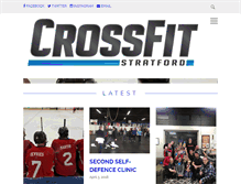 Tablet Screenshot of crossfitstratford.com